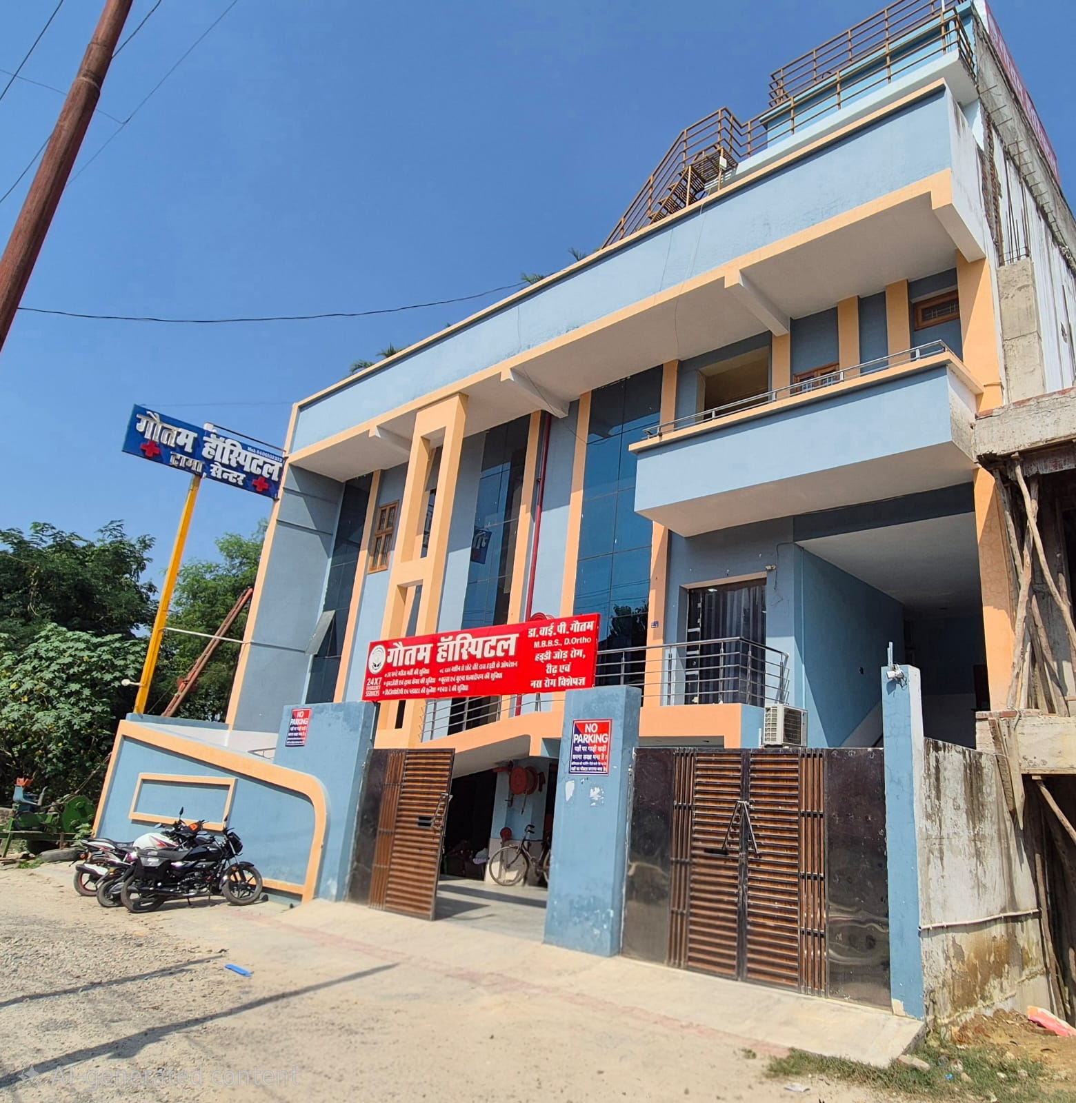 Gautam Hospital Building Front View